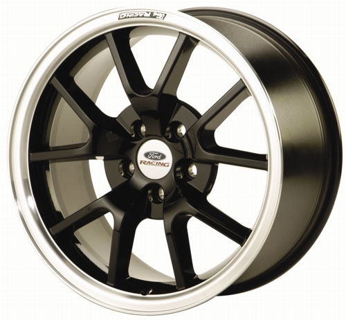 BLACK FORD RACING MUSTANG WHEEL