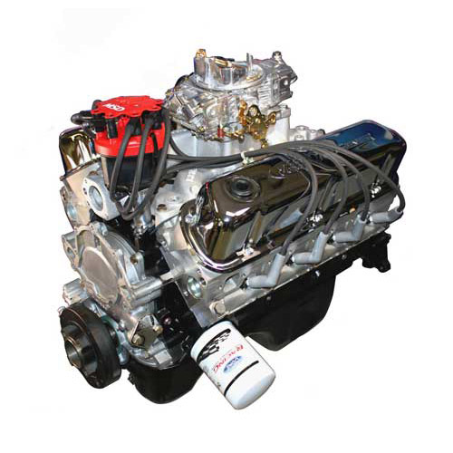 X302/340 HP CRATE ENGINE WITH CARB, INTAKE AND DISTRIBUTOR