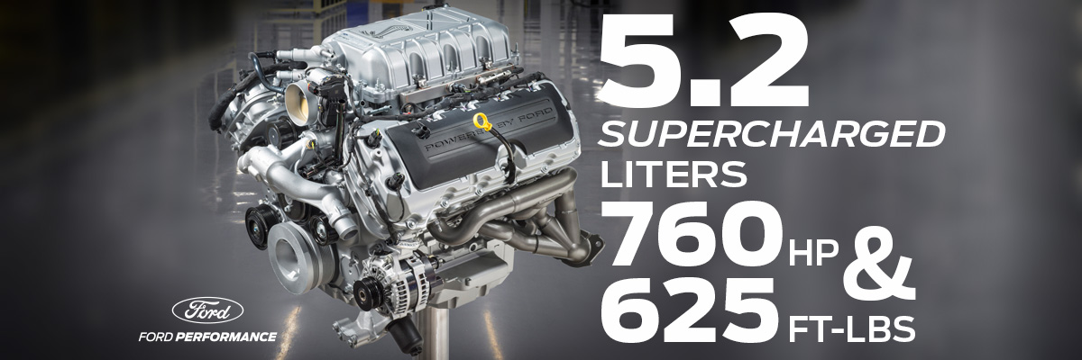 5.2 Supercharged liters = 760hp and 625ft-lbs