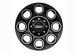 2005-2024 SUPER DUTY 20"X 8" BLACK MACHINED SINGLE WHEEL