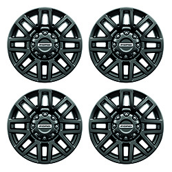 2023-2024 SUPER DUTY 20" X 8" PREMIUM BLACK PAINTED ALUMINUM WHEEL