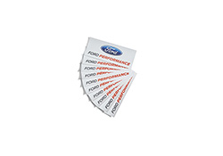 FORD PERFORMANCE DECAL - 10 PACK