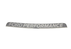 MUSTANG WINDSHIELD BANNER - WHITE
