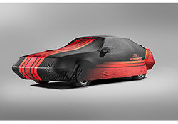 FOX BODY BLACK/RED CAR COVER