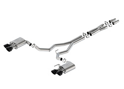 MUSTANG DARK HORSE 5.0L EXTREME CAT-BACK - BLACK TIP