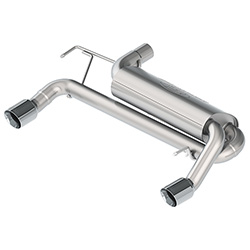 BRONCO 2.7L SPORT TUNED AXLE-BACK EXHAUST - CHROME TIPS
