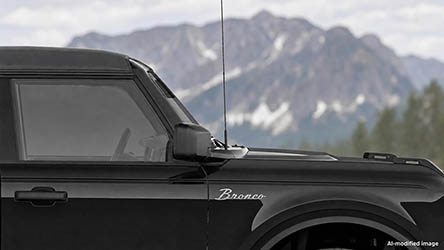 BRONCO SCRIPT EMBLEM KIT -SILVER