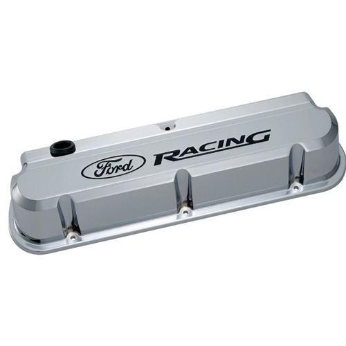 FORD RACING 289-351 SLANT EDGE VALVE COVER CHROME