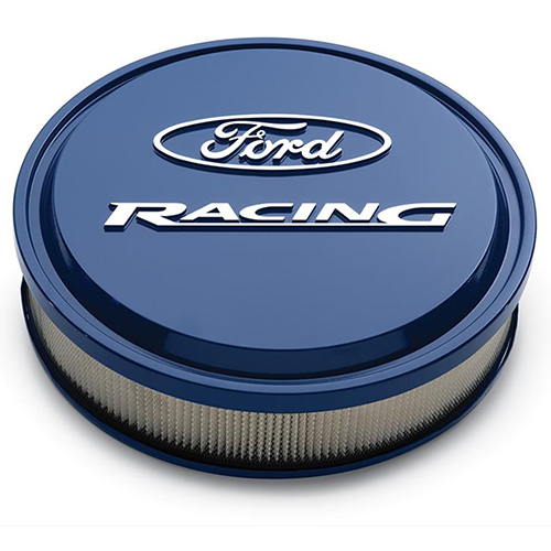 "FORD RACING" SLANT EDGE AIR CLEANER BLUE