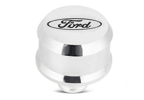 "FORD" SLANT EDGE BREATHER - CHROME