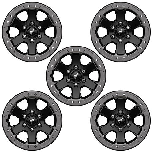 2021-2023 BRONCO 17"X8" BEAD LOCK CAPABLE WHEEL KIT -BADLANDS