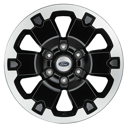 RANGER 18" BLACK MACHINED FACE WHEEL KIT