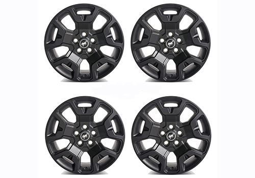 2021-2024 BRONCO SPORT 17" X 7" WHEEL KIT - LOW GLOSS BLACK