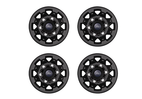 2022-2025 TRANSIT 16"X6.5" WHEEL KIT - MATTE BLACK