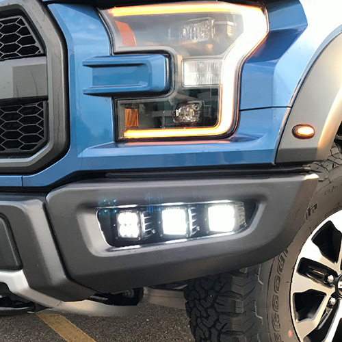 FORD PERFORMANCE PARTS BY RIGID® F-150 RAPTOR OFF-ROAD FOG LIGHT KIT