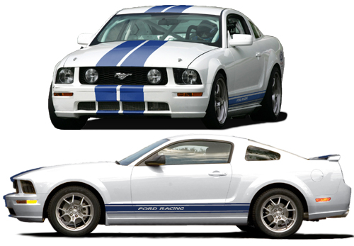 2005 2005 Ford mustang racing stripes #6