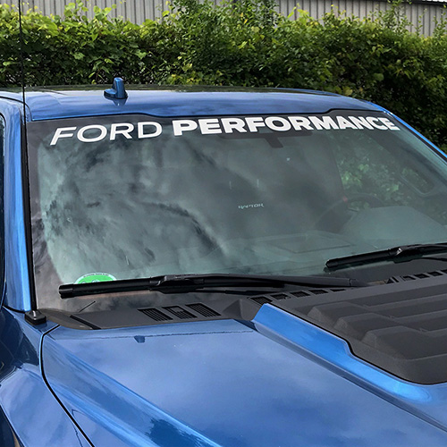 F-SERIES "FORD PERFORMANCE" WINDSHIELD BANNER