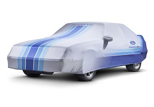 FOX BODY GRAY/BLUE CAR COVER