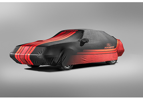 FOX BODY BLACK/RED CAR COVER