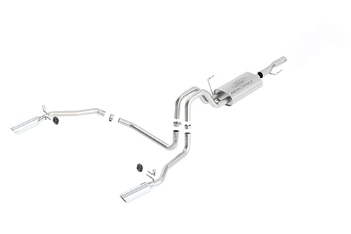 2011-2014 F-150 5.0L COYOTE CAT-BACK TOURING EXHAUST SYSTEM - 145" WB