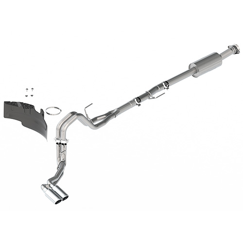 2021-2024 F-150 2.7L, 3.5L & 5.0L EXTREME EXHAUST - CHROME - SIDE EXIT