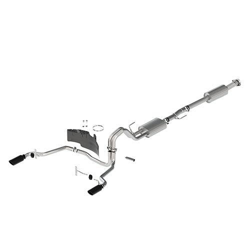 2021-2024 F-150 SPORT EXHAUST - BLACK - REAR EXIT