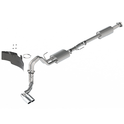 2021-2025 F-150 2.7L, 3.5L & 5.0L SPORT EXHAUST - CHROME - SIDE EXIT