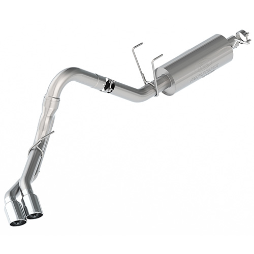 2020-2024 SUPER DUTY 7.3L SPORT EXHAUST - CHROME TIPS - DUAL SIDE EXIT