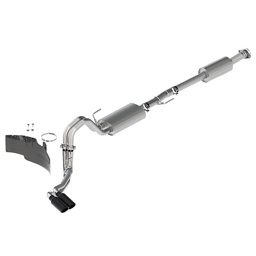 2021-2025 F-150 2.7L, 3.5L & 5.0L TOURING EXHAUST - BLACK - SIDE EXIT