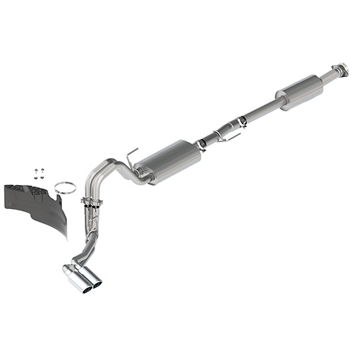 2021-2024 F-150 2.7L, 3.5L & 5.0L TOURING EXHAUST - CHROME - SIDE EXIT