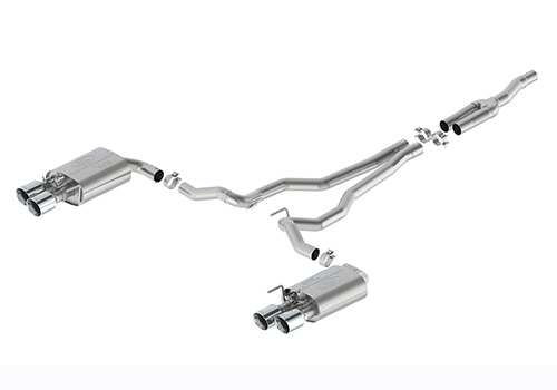 2024-2025 MUSTANG 2.3L EXTREME ACTIVE CAT-BACK - CHROME TIP