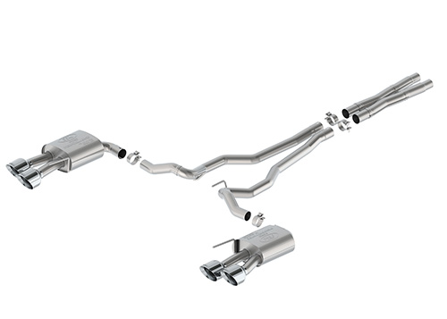 2024-2025 MUSTANG 5.0L EXTREME NON-ACTIVE W/VALANCE-CHROME TIP