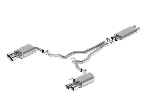 MUSTANG 5.0L TOURING NON-ACTIVE W/GT VALANCE - CHROME TIP