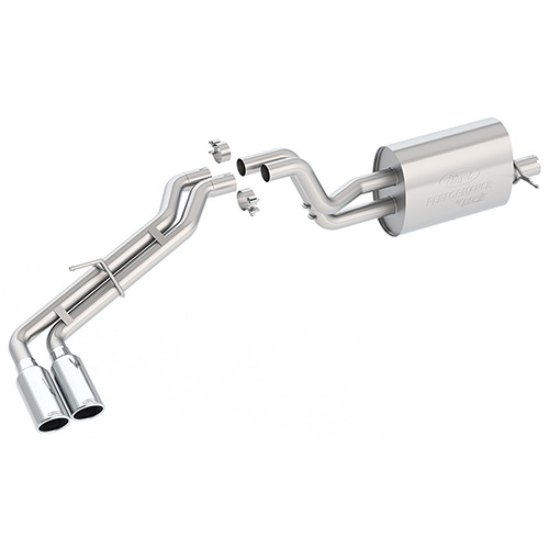 2019-2022 RANGER 2.3L FORD PERFORMANCE SPORT EXHAUST SYSTEM - SIDE EXIT WITH DUAL CHROME TIPS