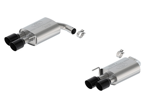 2024-2025 MUSTANG 2.3L EXTREME NON-ACTIVE AXLE-BACK W/GT VALANCE - BLACK TIP