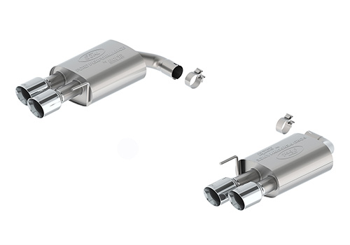 2024-2025 MUSTANG 2.3L TOURING NON-ACTIVE AXLE-BACK W/GT VALANCE - CHROME TIP