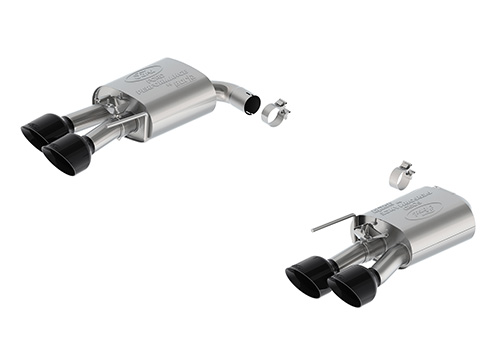 2024-2025 MUSTANG 5.0L EXTREME ACTIVE AXLE-BACK W/VALANCE - BLACK TIP