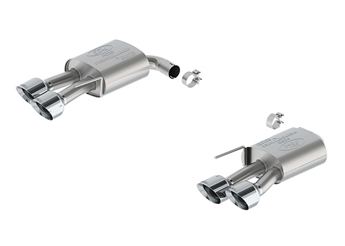 2024-2025 MUSTANG 5.0L SPORT NON-ACTIVE AXLE-BACK W/VALANCE- CHROME TIP