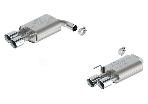 2024-2025 MUSTANG 5.0 TOURING NON-ACTIVE AXLE-BACK W/GT VALANCE - CHROME TIP