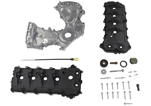 5.0L COYOTE TIMING/FRONT COVER AND CAM COVER KIT