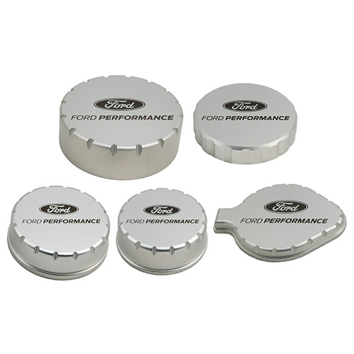 2005-2014 MUSTANG GT AND SHELBY GT500 BILLET ENGINE CAP SET
