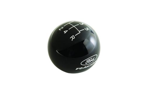 2005-2010 MUSTANG V6 / GT SHORT THROW "FORD RACING" BLACK SHIFT KNOB (5-SPEED)