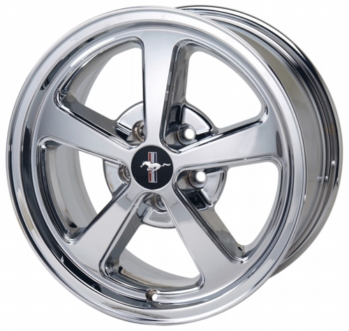 CHROME MUSTANG MACH I WHEEL