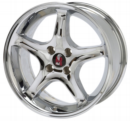 CHROME FORD RACING MUSTANG COBRA "R" WHEEL