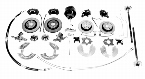 5-LUG FRONT/REAR SUPER HEAVY-DUTY "COBRA" DISC BRAKE CONVERSION KIT