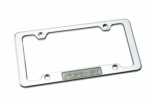 CHROME FORD GT LICENSE PLATE FRAME