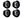 2021-2024 MUSTANG MACH-E 20" WHEEL KIT - BLACK GLOSS