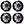 2021-2024 MUSTANG MACH-E 20" WHEEL KIT -MACHINED FACE
