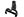 2021-2025 BRONCO CLASSIC SCRIPT FENDER BADGE KIT - GLOSS BLACK