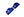 2021-2025 BRONCO TOW HOOKS-PAIR-BLUE